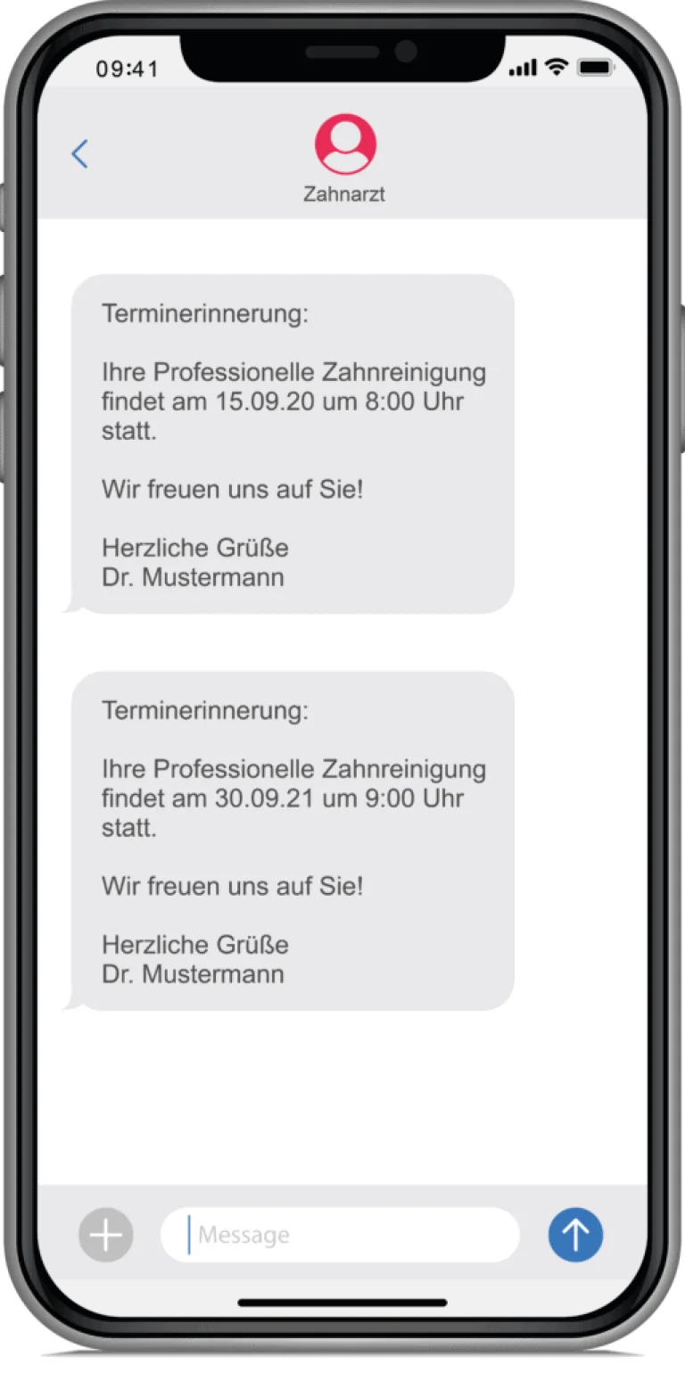 SMS Terminerinnerung