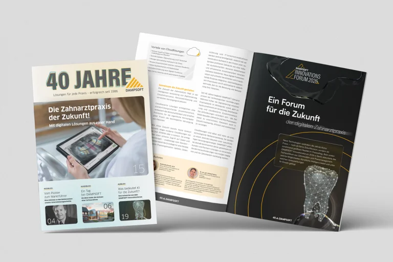 Magazin zum 40. Jubiläum von DAMPSOFT