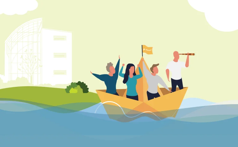 Gemeinsam in einem Boot – für Umwelt, Klima und gesellschaftliche Verantwortung.