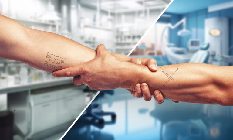 Labor und Praxis hand in Hand