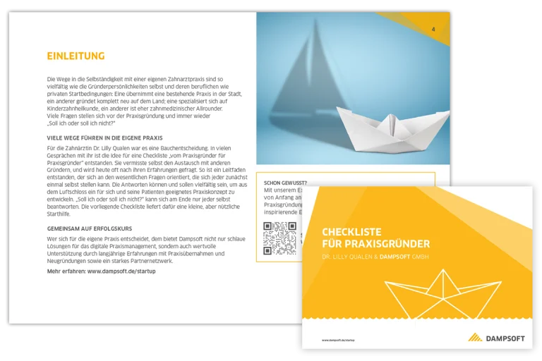Vorschau der Checkliste für Praxisgründer von Dampsoft