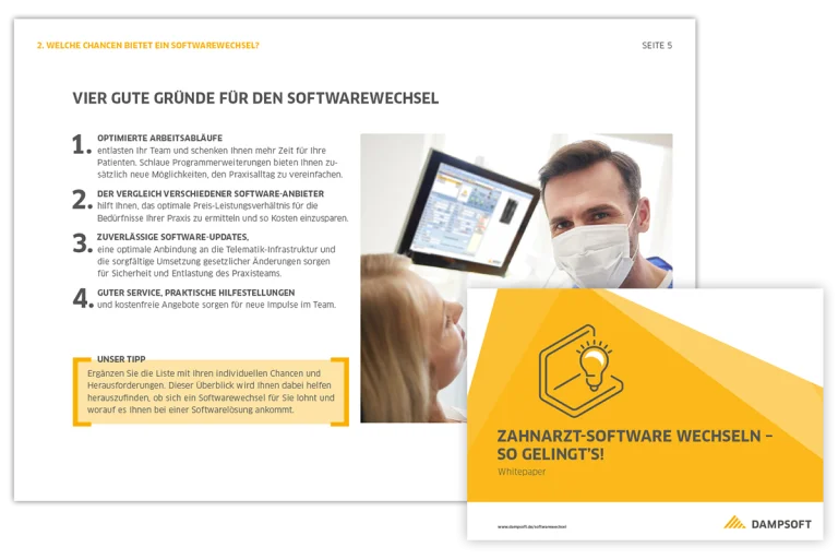 Dampsoft Software wechseln