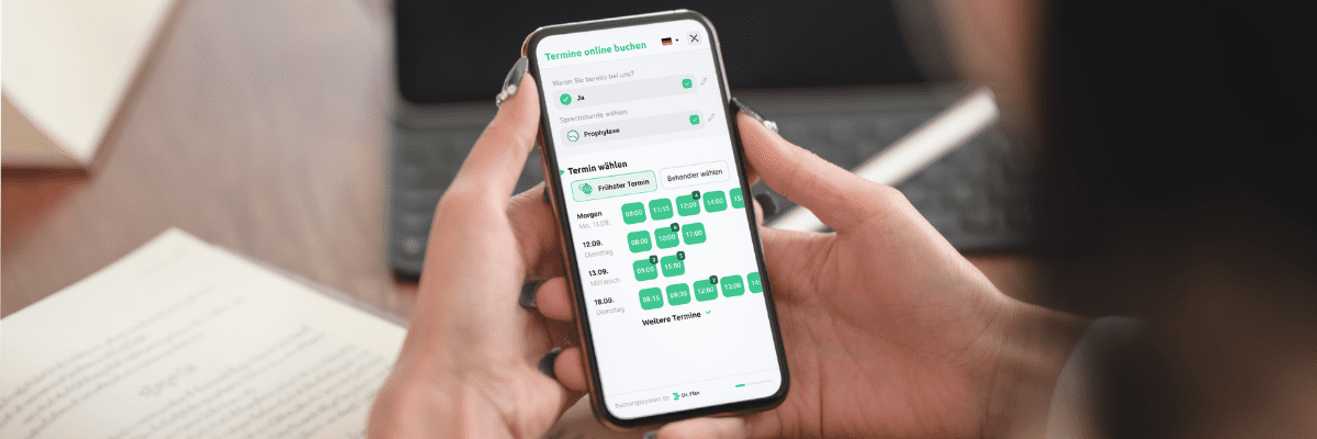 Online Terminmanagement mit Dr. Flex und Dampsoft