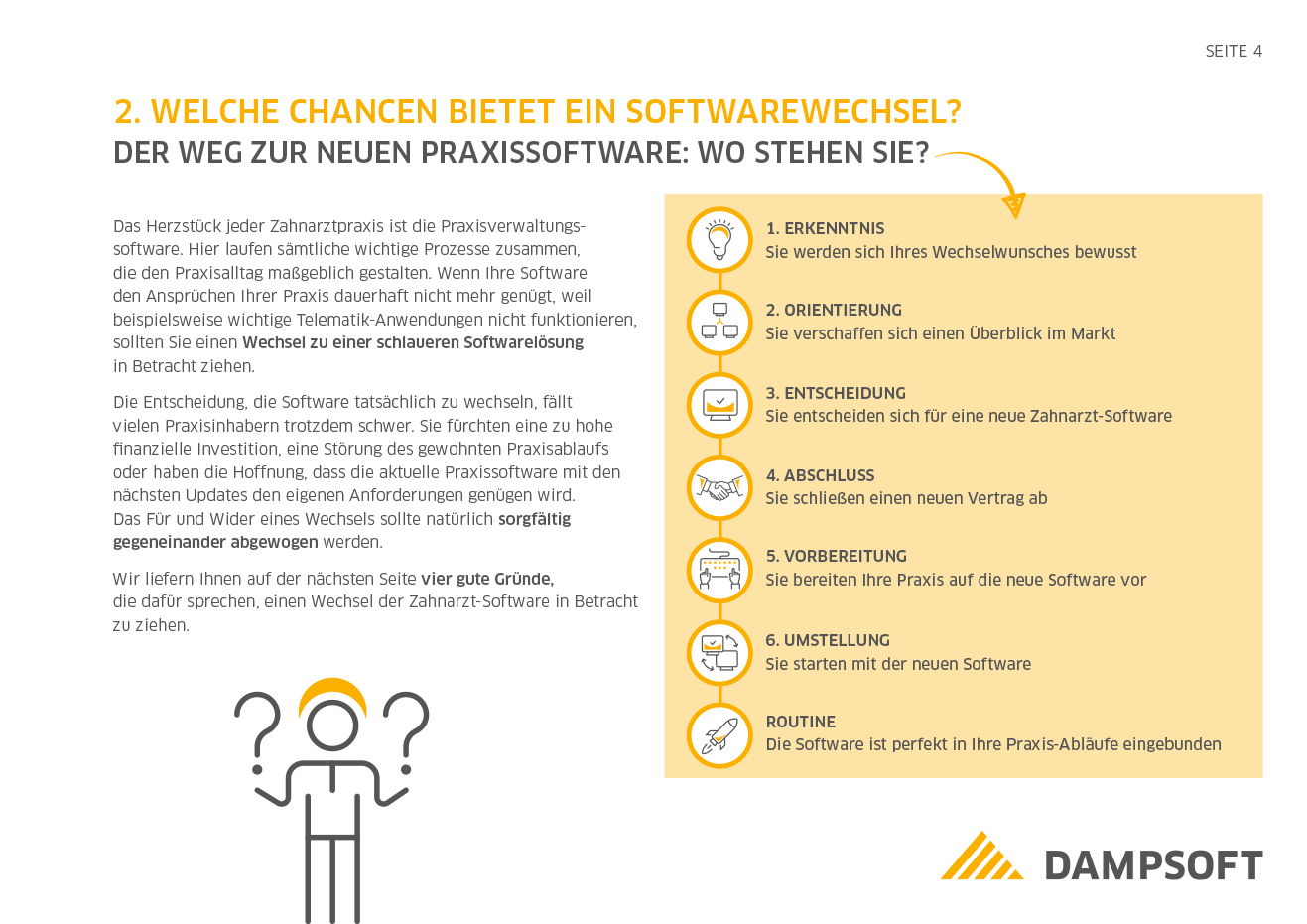 Dampsoft - Whitepaper Softwarewechsel - Leseprobe 3