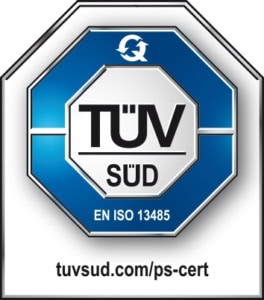 Siegel TÜV Süd Medizinprodukt Planungshilfe ZE von Dampsoft