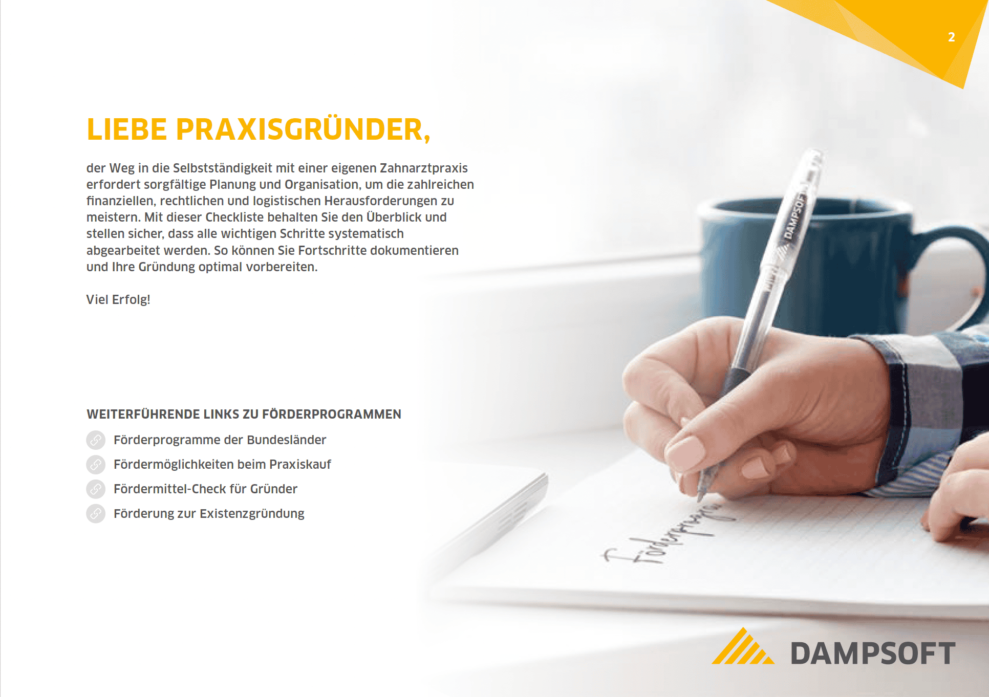 Dampsoft Vorschaubild Vorwort Praxisstart leicht gemacht