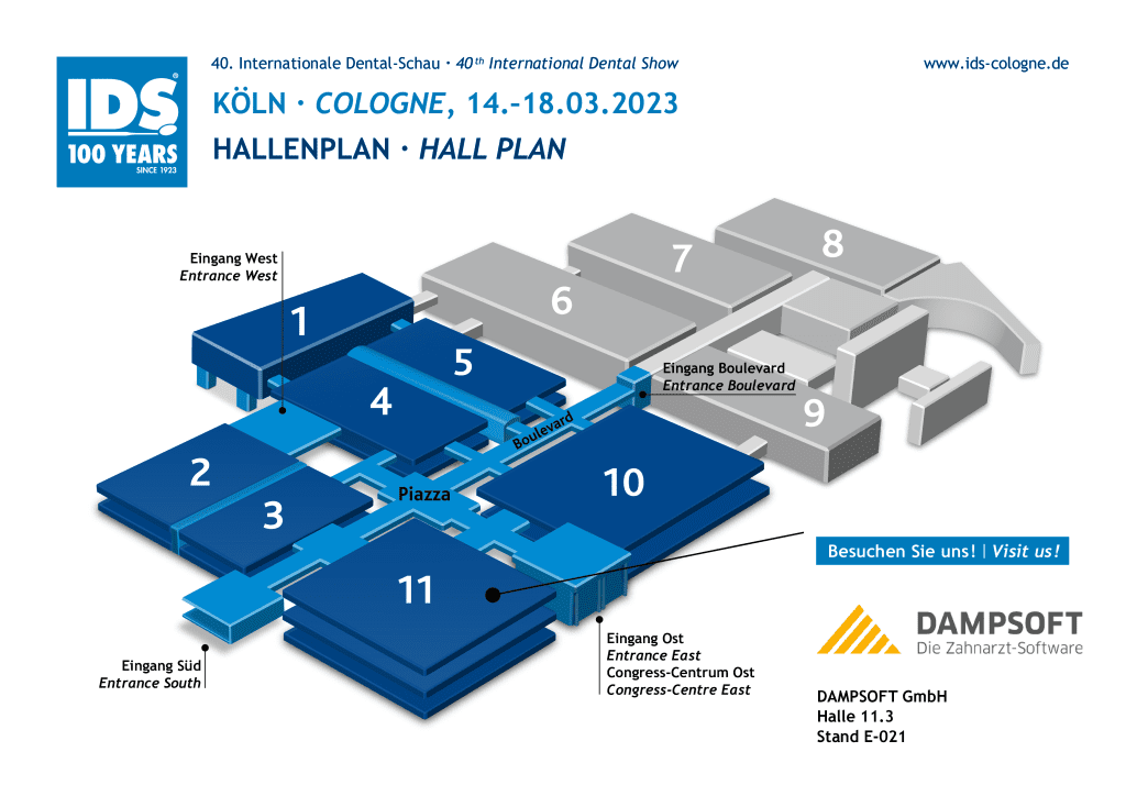 IDS 2023 Hallenplan